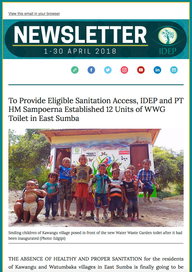 Buletin Yayasan IDEP April 2018 - 2