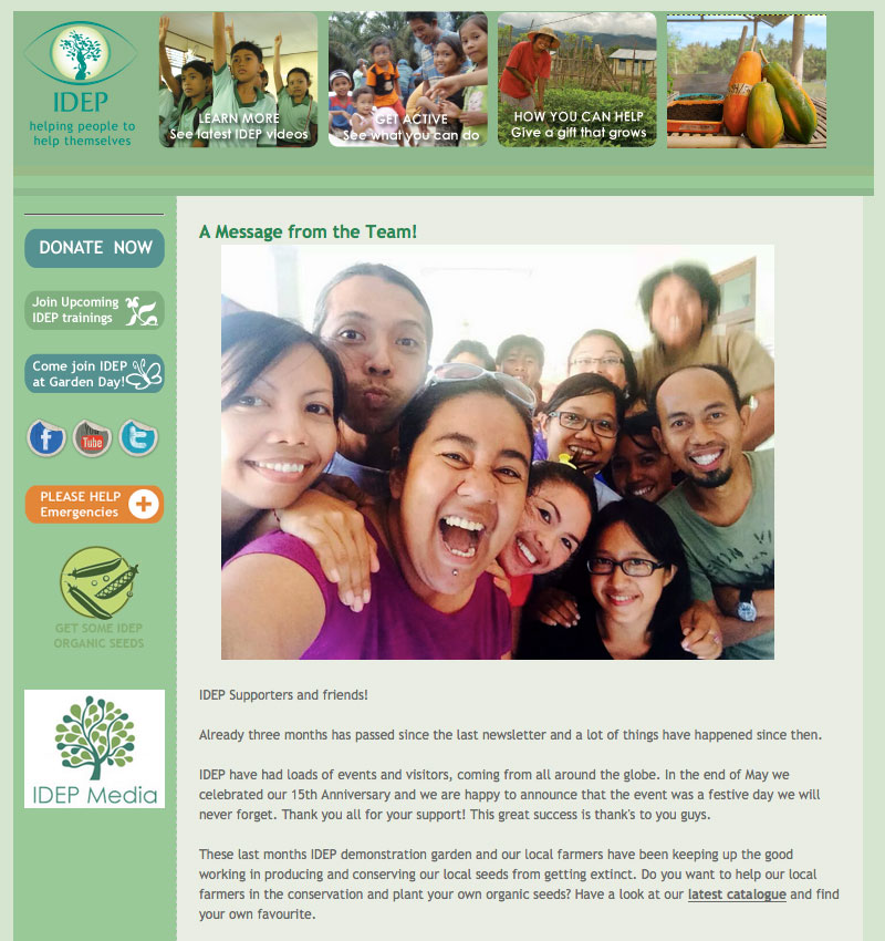 IDEP Foundation Newsletter July 2014