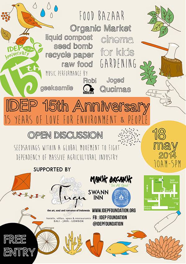IDEP 15th Anniversary Event Flyer