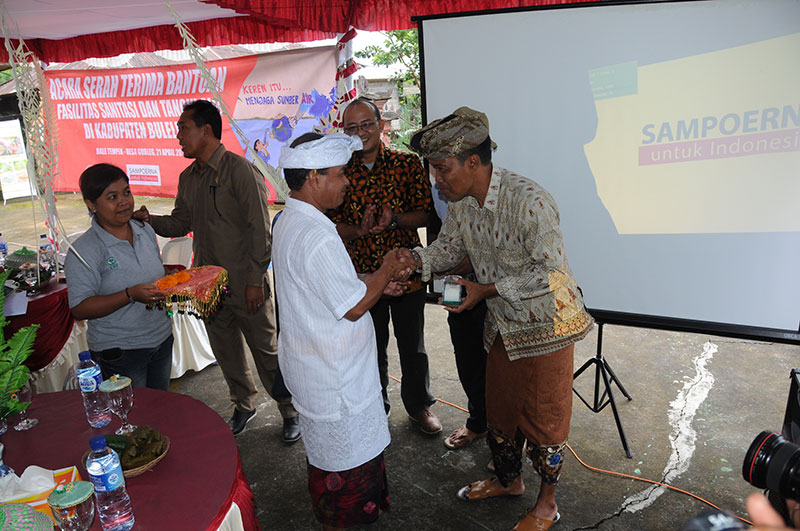 Clean water to improve living quality of Buleleng villagers