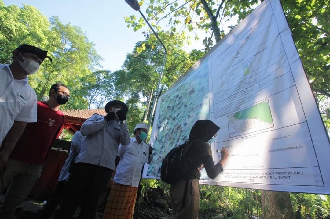 Peresimian Hutan Belajar di Hutan Bali Barat Desa Yehembang Kauh