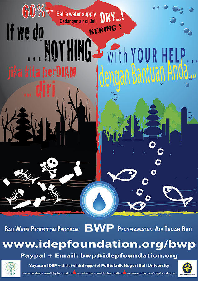 IDEP Foundation - Bali Water Protection Program Poster